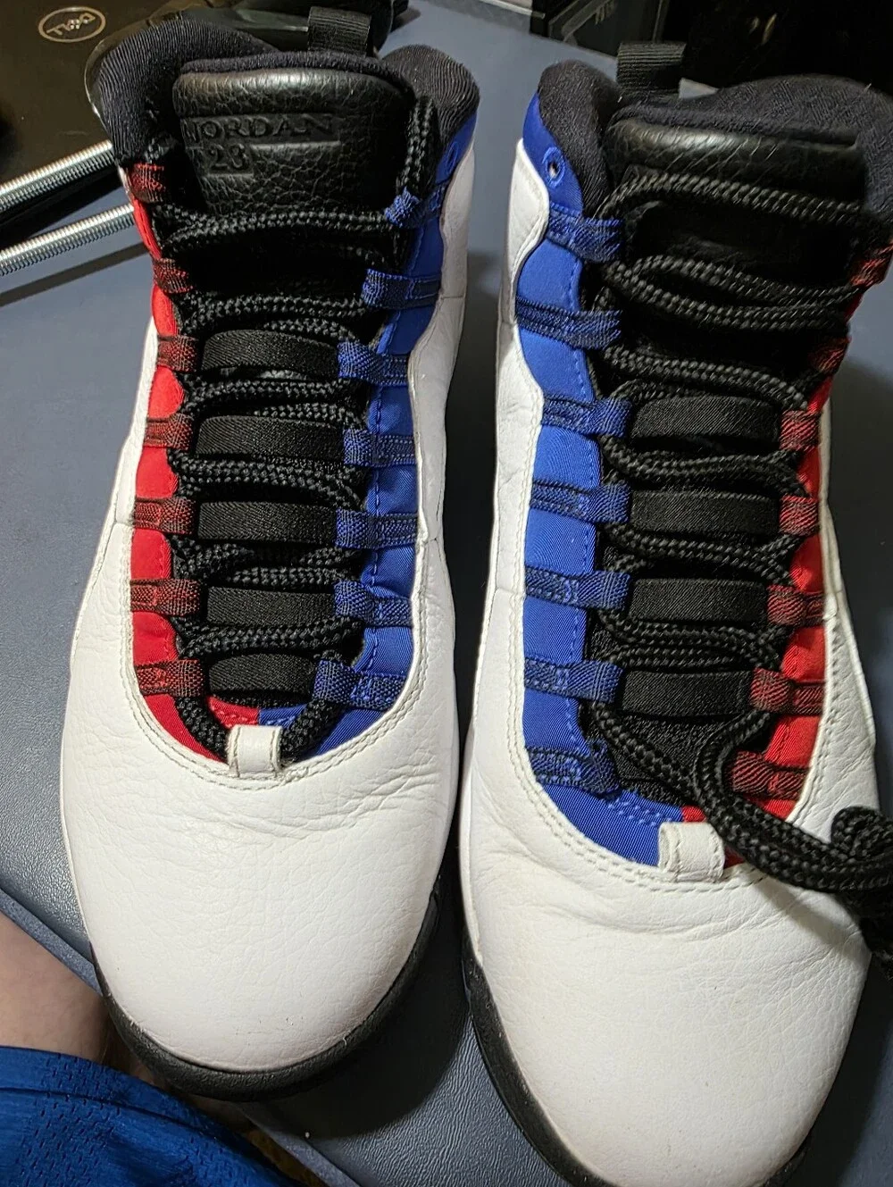 Jordan 10 Westbrook Men’s White High-Top Sneakers Size 10m.